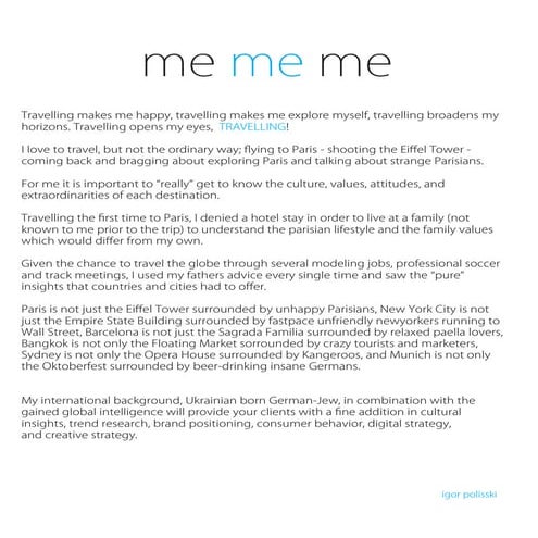 Advertising Portfolio + Strategic Planner