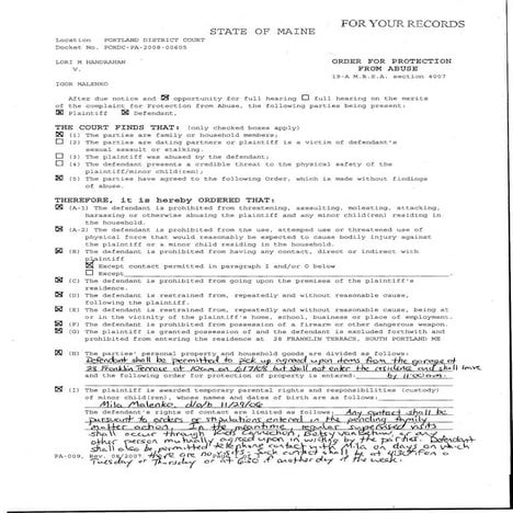 Trevor letter | PDF