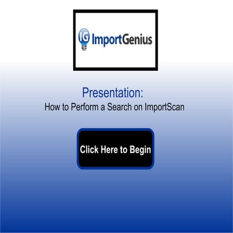 Import Genius Demo Presentation