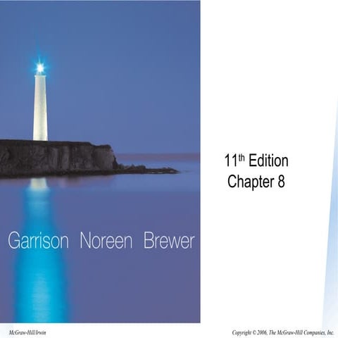 Managerial Accounting Garrison Noreen Brewer Chapter 01Managerial Accounting ...