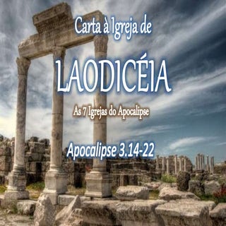 Carta à Igreja de Laodiceia no Apoc...