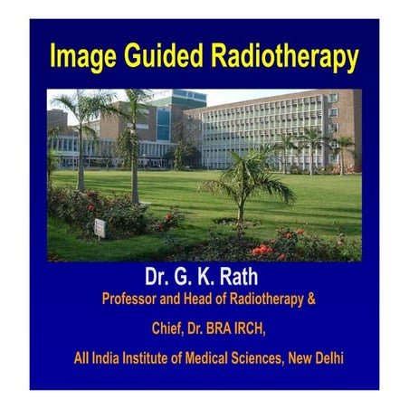 Image guided radiation therapy (IGRT) | PPTX