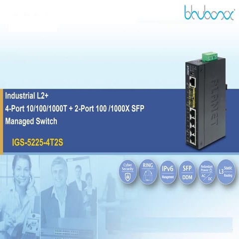 IGS-5225-4T2S Industrial Managed Ethernet Switch