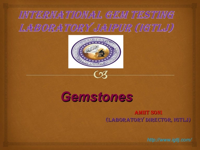 Gem Testing Laboratory in India