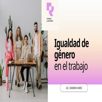 Igualdad De Genero Presentacion Punto De Vistaperspectiva De Genero Pptx