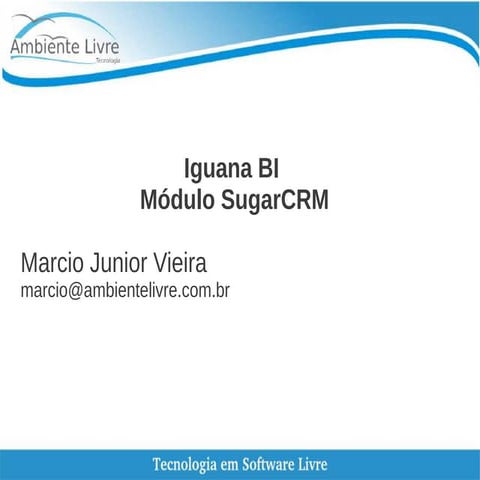 Apresentação Executiva do Iguana BI for SugarCRM