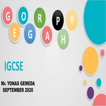 POPULATION DYNAMICS FOR IGCSE CAMBRIDGE