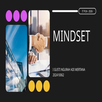 Materi Mindset dan softskill dunia kerja | PDF
