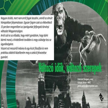 IH 2015 - Változó idők, változó szerepek - Gulyás János