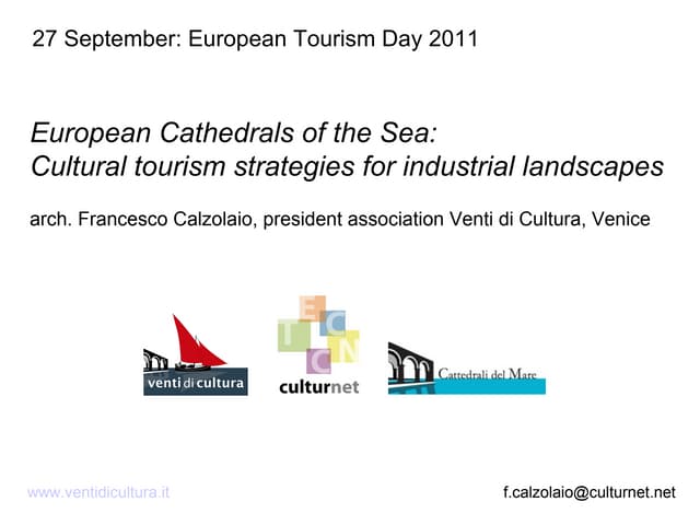 Ih49eng cathedrals of the sea  27sept11 european tourism day