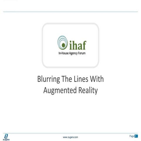 Blurring The Lines With Augmented Reality