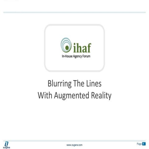 IHAF- Blurring the Lines with Augmented Reality