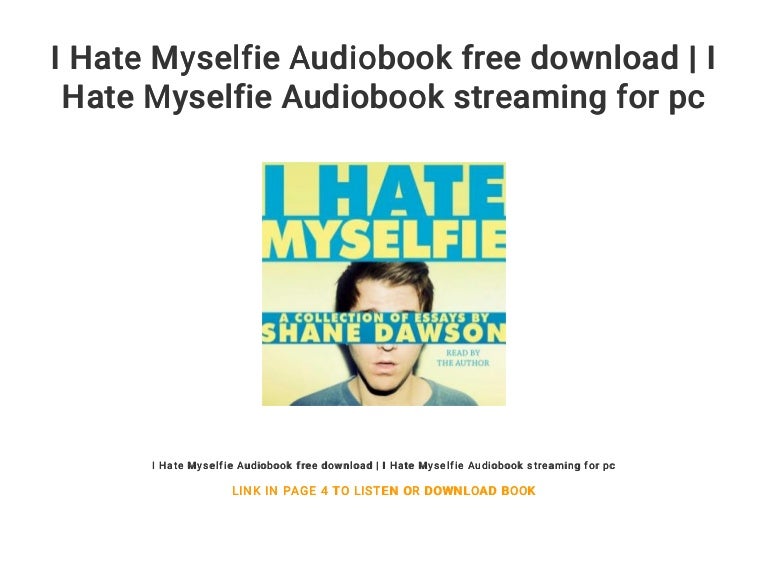 I Hate Myselfie PDF Free Download I Hate Myselfie PDF Free Download