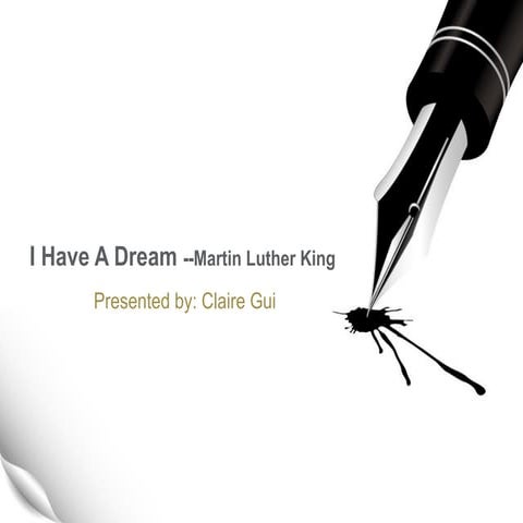 I have a dream 