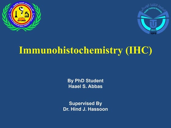 Basics of Immunohistochemistry (IHC) | PDF | Chemistry | Science