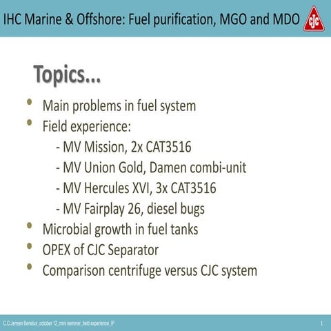 Ihc offshore&marine fuel purification mini seminar_oct12_ip_versie1.5_final