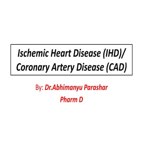 Ischemic Heart Disease