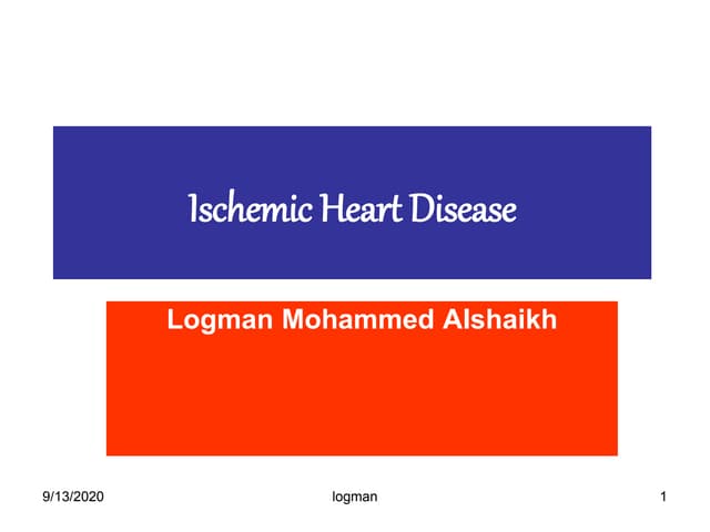 ISCHEMIC HEART DISEASE TYPES PPT visual data 8