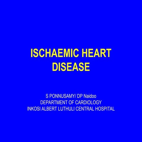 Acute Coronary Syndrome | PPTX