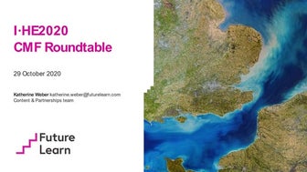 IHE2020 CMF Roundtable: Introduction MOOC platforms