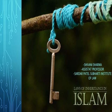 Inheritance and Succession in Islamic law