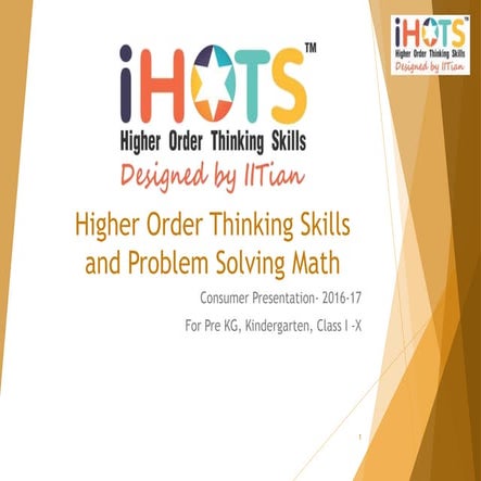 IHOTS CONSUMER PRESENTATION