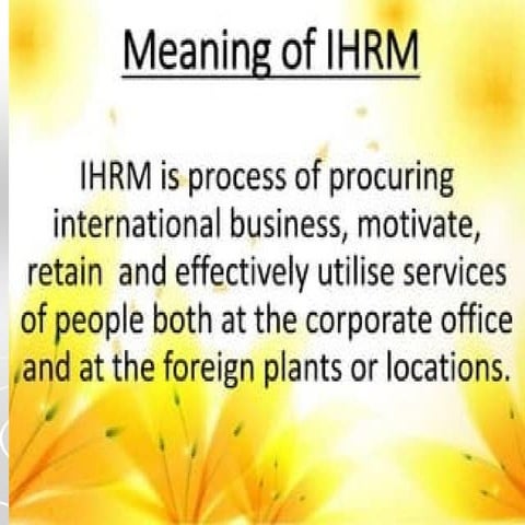 International Human Resource Management -Class (1).ppt