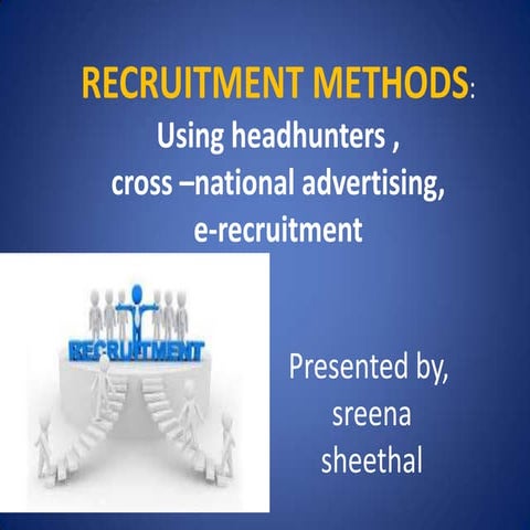 recruitment methods