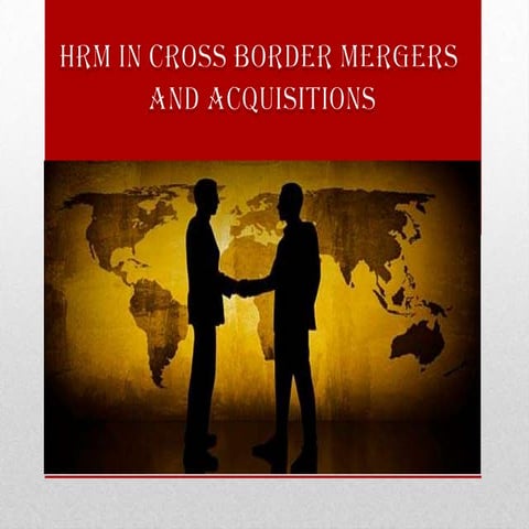 Mergers and Acquisitions