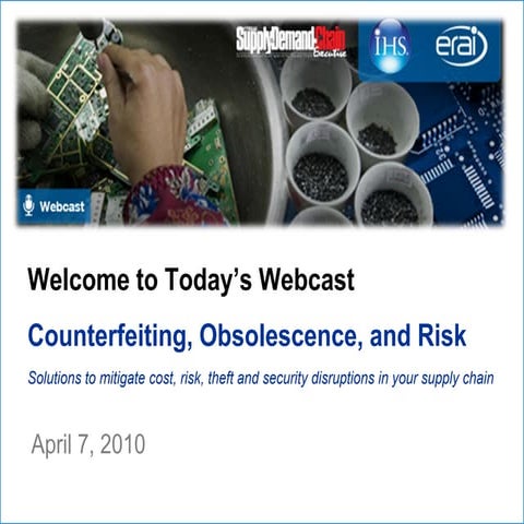 Counterfeit Part Awareness to prevent counterfeit issue | PDF