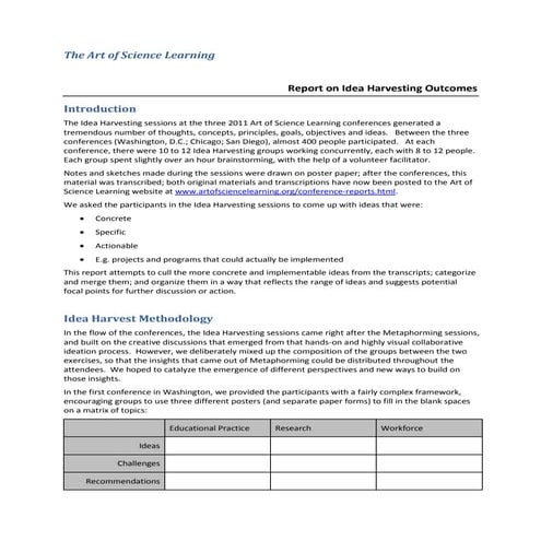 Ihsummaryoutline 110911151030-phpapp01