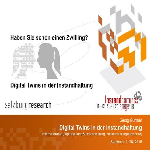 Haben Sie schon einen Zwilling? Digital Twins in der Instandhaltung 