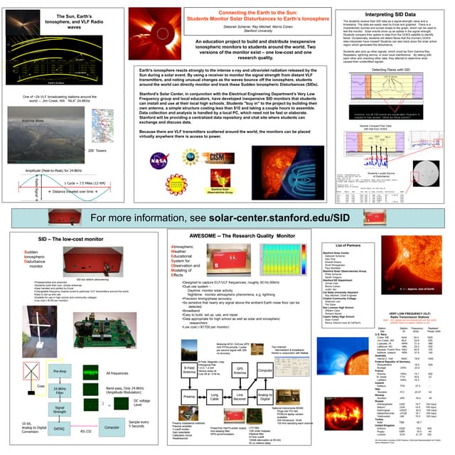 Stanford Solar Center Joint Curriculum