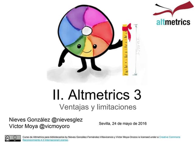 II. Altmetrics (parte 3)