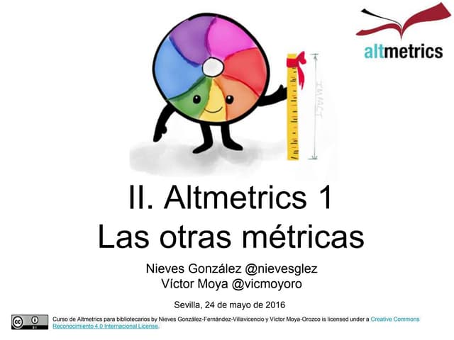 II. Altmetrics (parte 1)