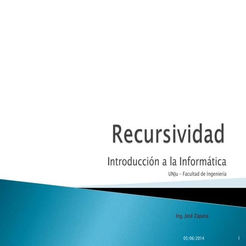 Recursividad