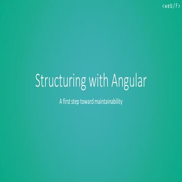 II - Angular.js app structure | PPT