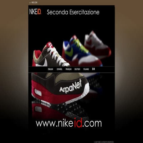 II esercitazione imktg www.nikeid.com