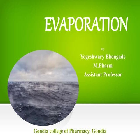 B.pharm sem-3-Evaporation