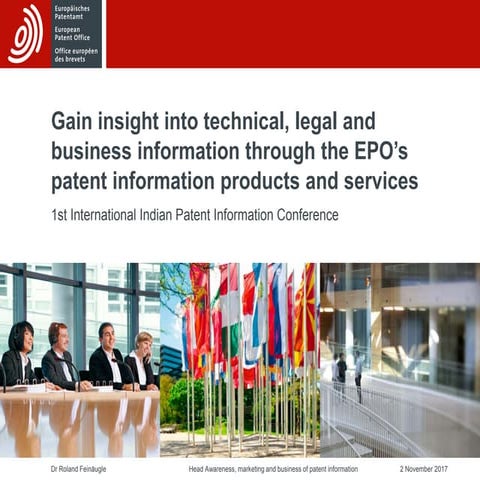 II-PIC 2017: Gain insight into technical, legal and business information thro...