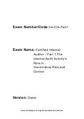 IIA-CIA-Part3 Hot Spot Questions