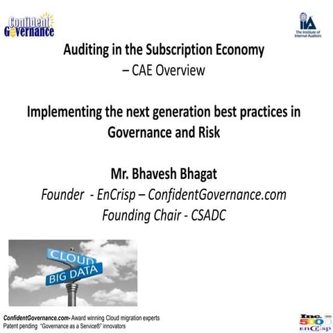 IIA2013 PPT SLIDES DECK