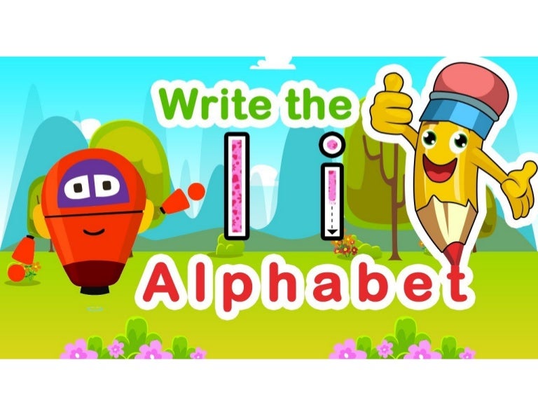 How to Write letter i| Abc writing for Kids | Write Alphabets |Kids L…