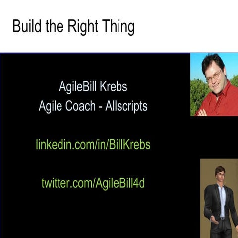 Build the Right Thing - IIBA