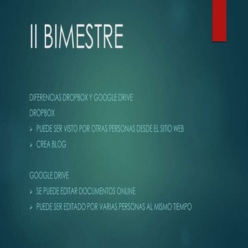 Ii bimestre