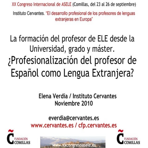 II Encuentro Comillas mesa redonda nov 2010