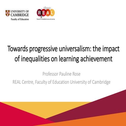 IIEP-UNESCO Strategic Debate: the impact of inequalities on learning achievement