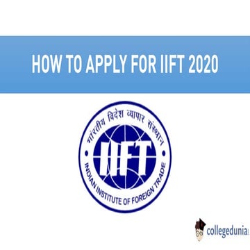 IIFT 2020 Registration