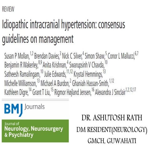 IDIOPATHIC INTRACRANIAL HYPERTENSION