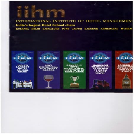 IIHM-Young Chef, International Institute of Hotel Management 